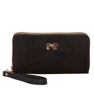 Womens Malibu Skye Ultrasuede Wallet with Bow alternate view