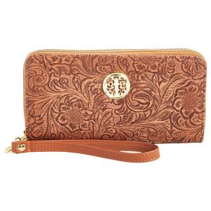 Womens Deluxity Tooled Medallion Wallet alternate view