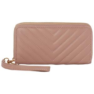 Womens Deluxity Double Zip Chevron Wristlet alternate view