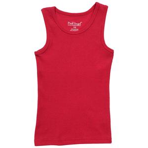 Girls (4-6x) Pink Angel(tm) Basic Ribbed Tank alternate view
