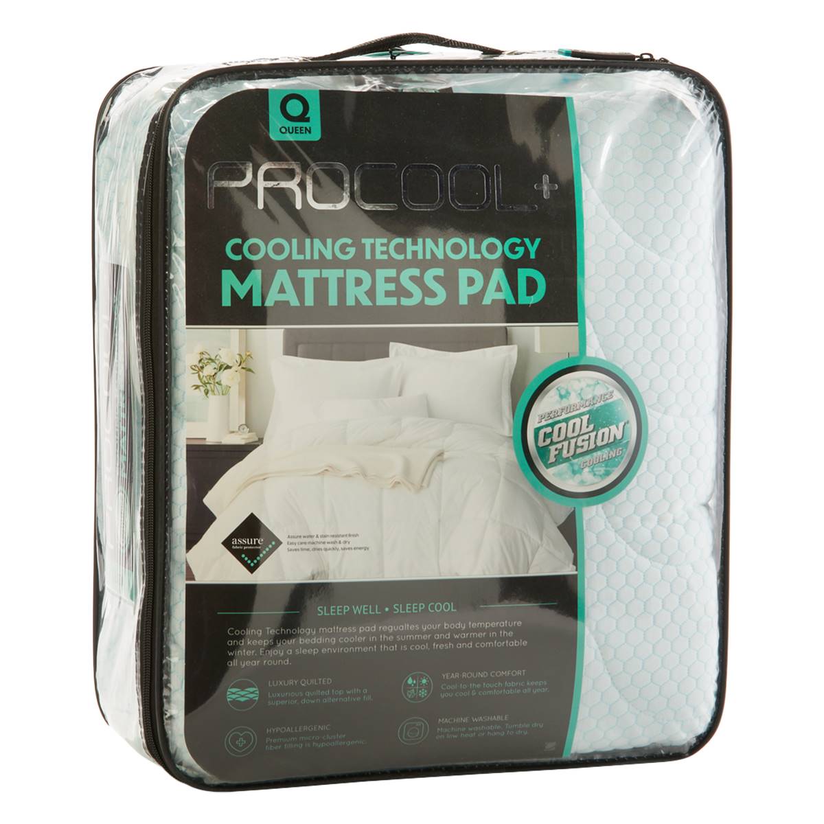 PROCOOL Quilted Cooling Mattress Pad