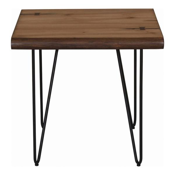 Coaster Natural Honey Square End Table