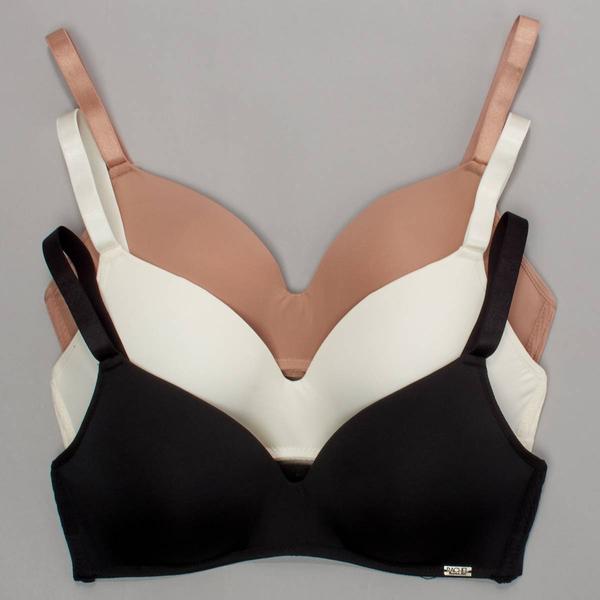 Womens Rachel Roy 3pk. Comfort Band & Wirefree Bra - RR415-3PK alternate view