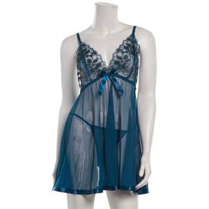 Womens Spree Intimates Lace and Mesh Babydoll alternate view