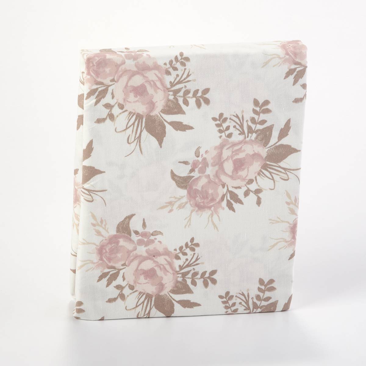 The Peanutshell Grace Floral Fitted Crib Sheet