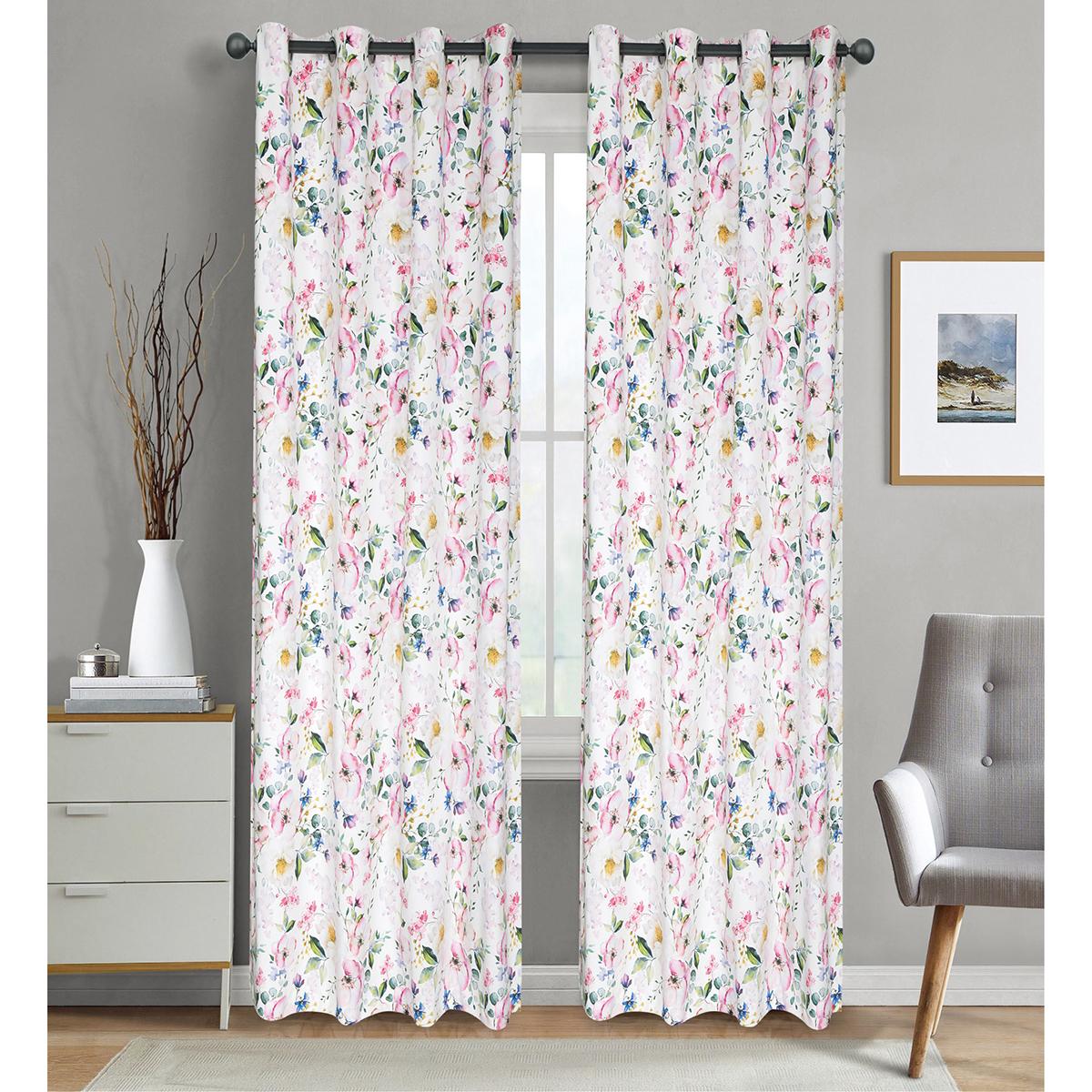Millie Print Velvet Grommet Panel