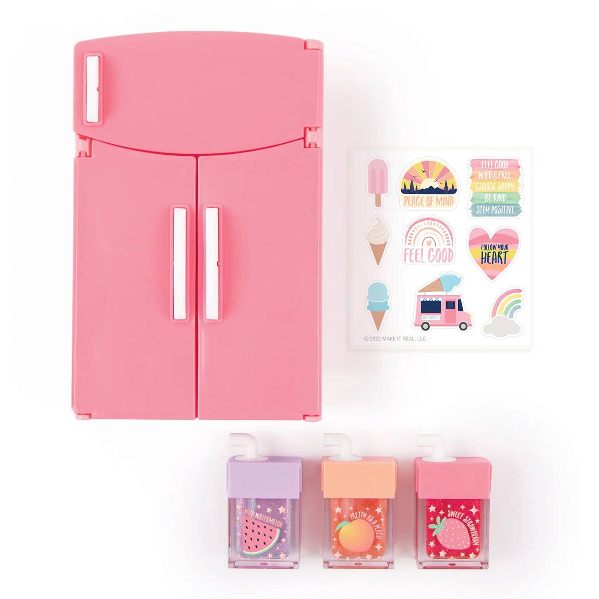 Make It Real(tm) Mini Fridge Lip Gloss Set