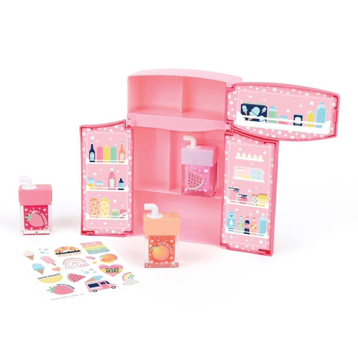 Make It Real(tm) Mini Fridge Lip Gloss Set