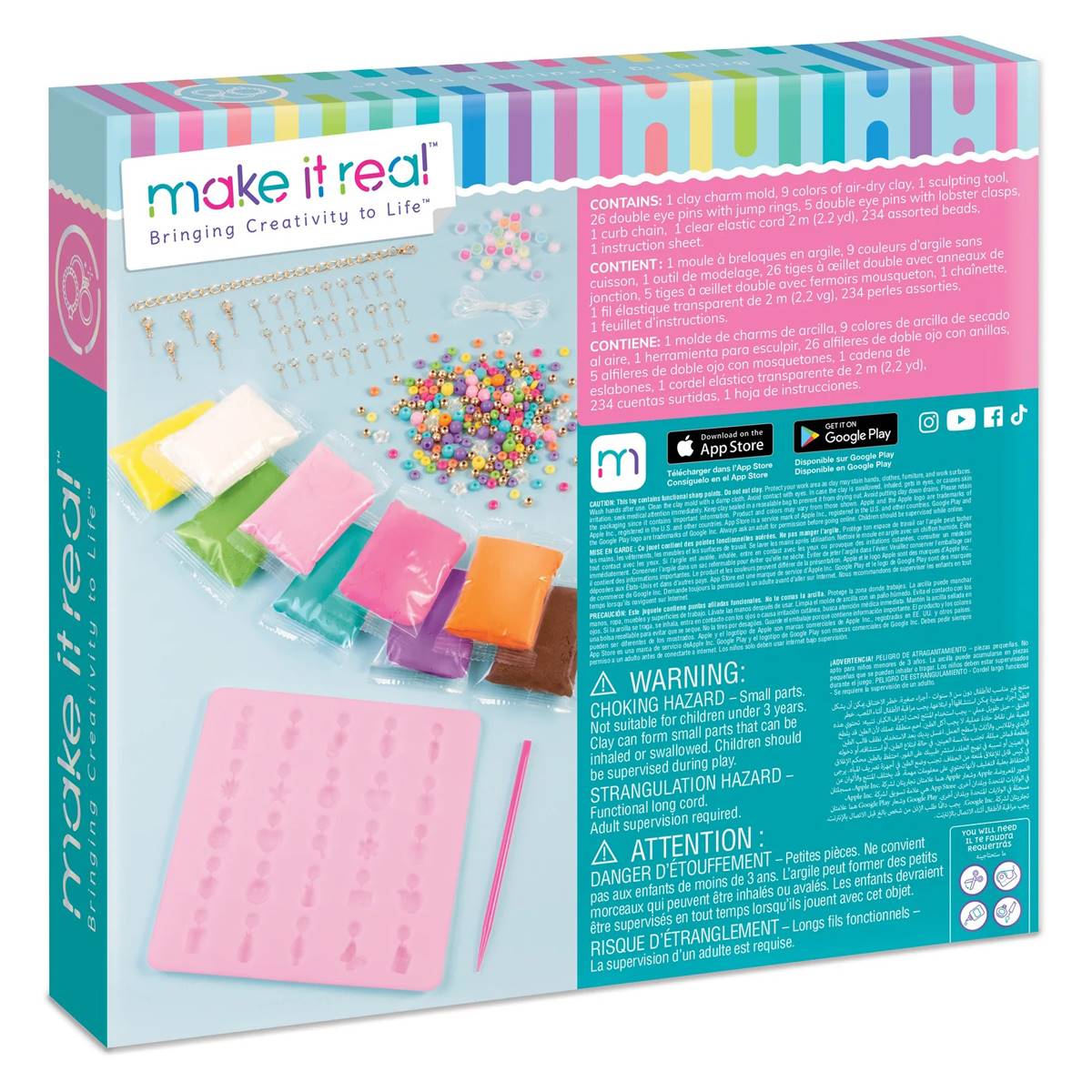 Make It Real(tm) Clay Charm DIY Jewelry Kit