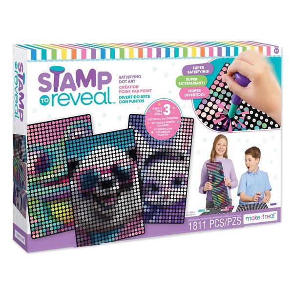 Make It Real(tm) Stamp 2 Reveal(tm) DJ Bunny & Frog Princess