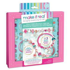 Make It Real(tm) Think Pink Halo Charms Bracelets