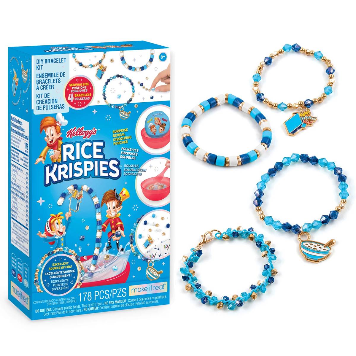 Make It Real(tm) Cerealsly Cute Kelloggs Rice Krispies Jewelry Kit