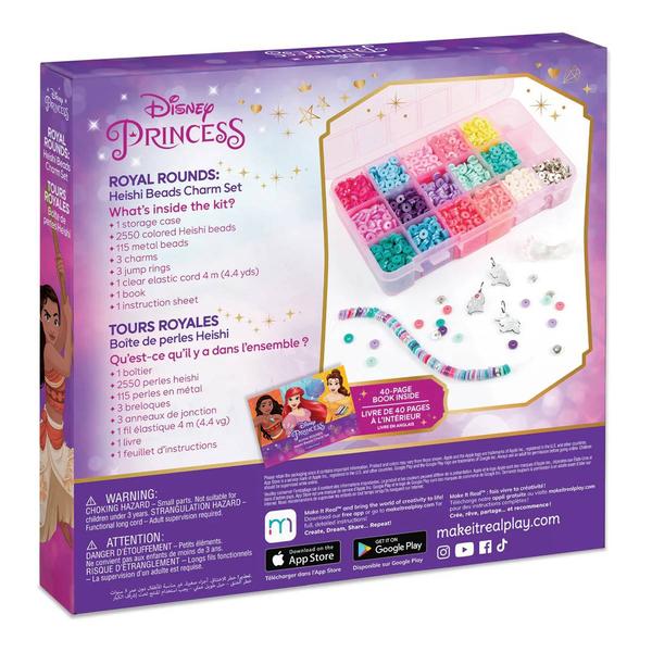 Make It Real(tm) Disney Princess Royal Rounds Heishi Beads Charm Set alternate view