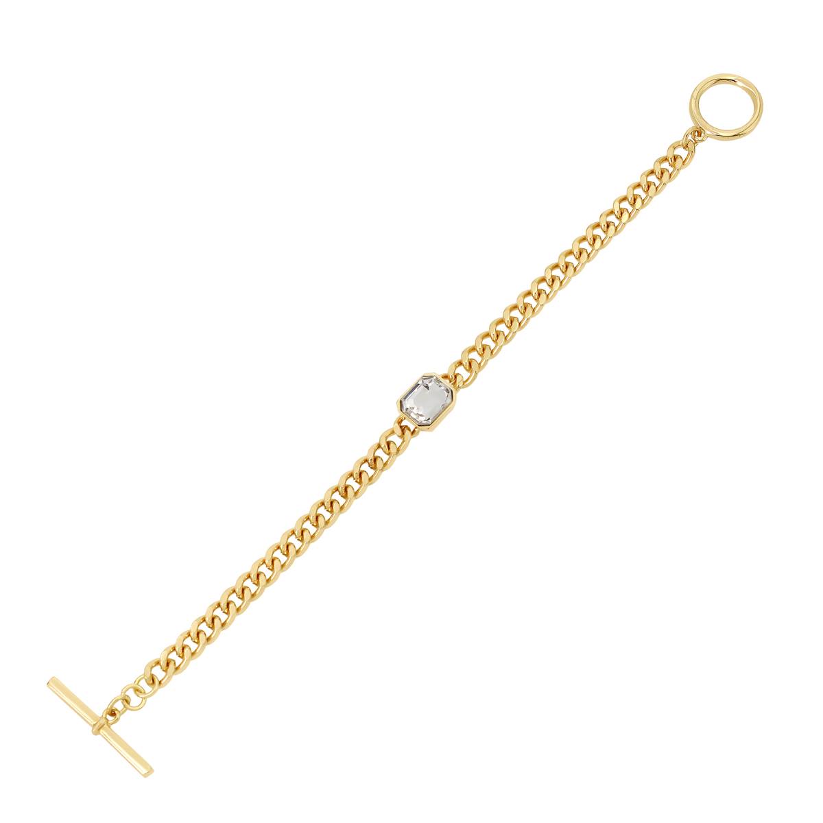 Steve Madden Stone Link Bracelet