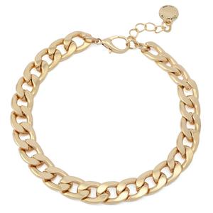 Steve Madden Faceted Curb Chain Anklet