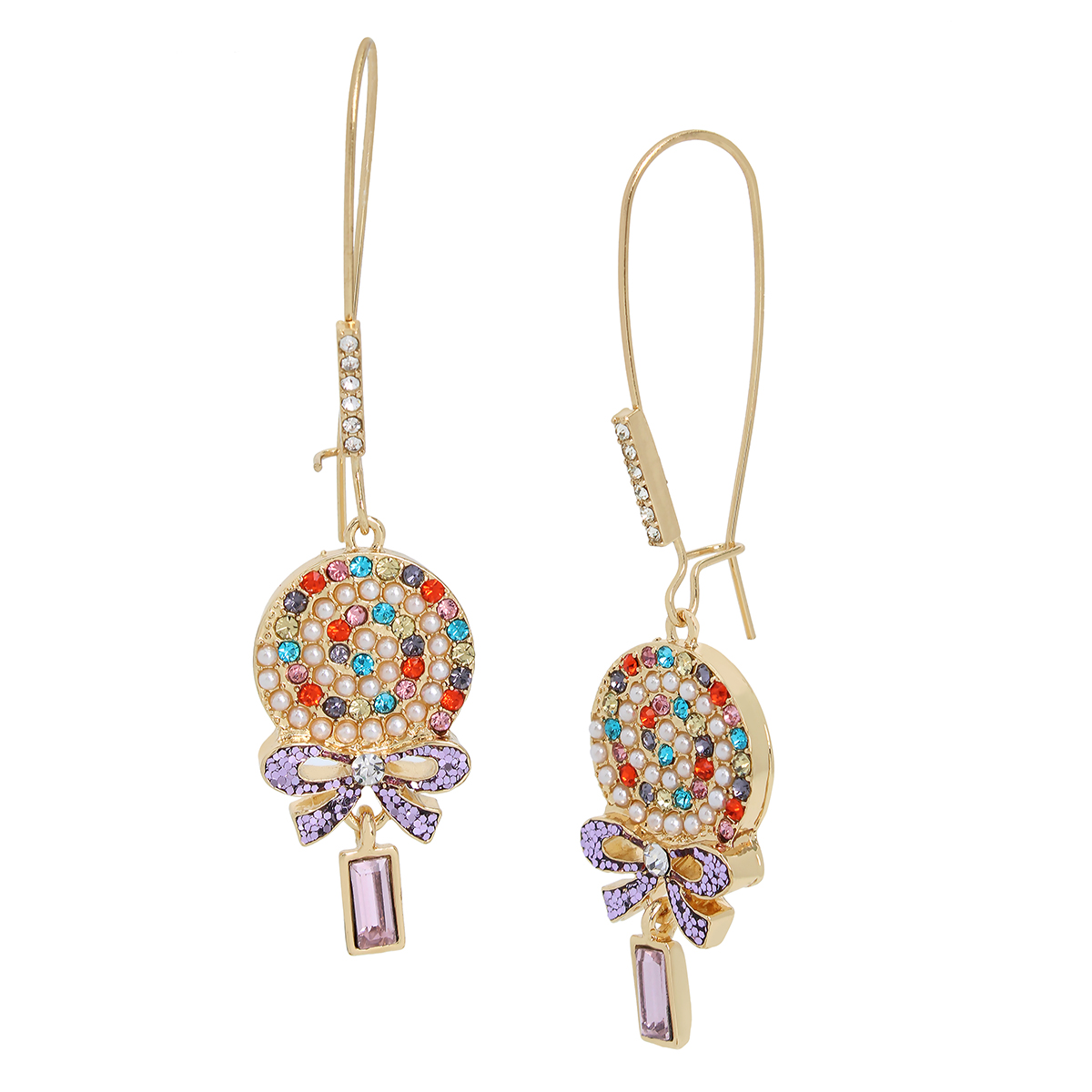 Betsey Johnson Lollipop Drop Earrings