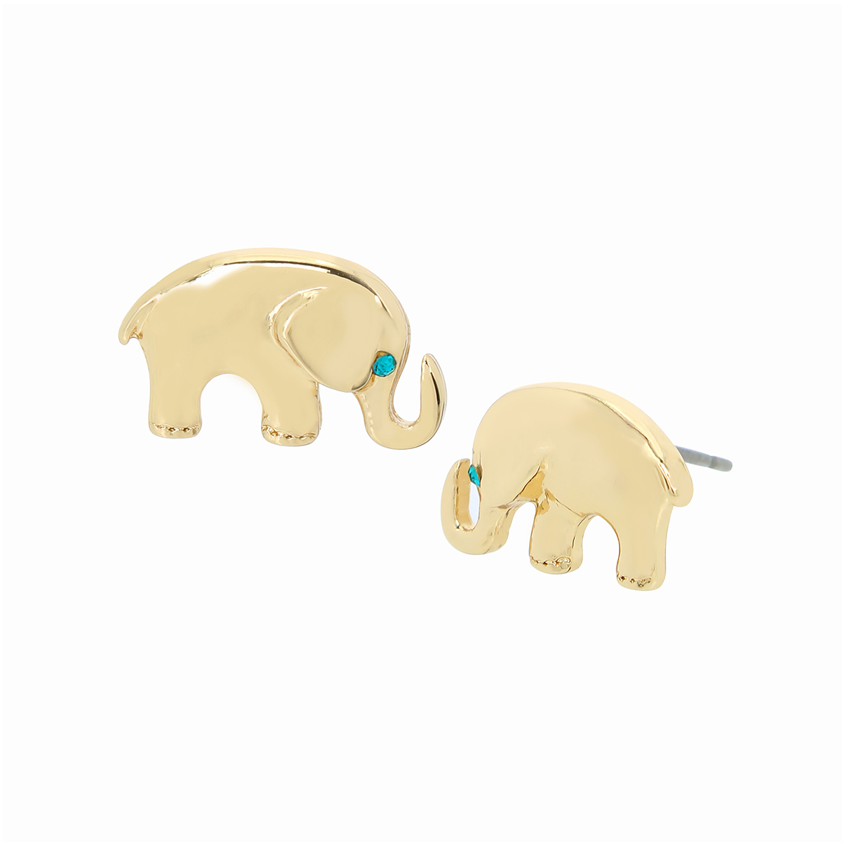 Betsey Johnson Elephant Stud Earrings