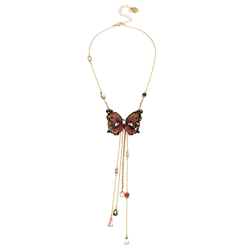 Betsey Johnson Butterfly Blitz Butterfly Y-Necklace