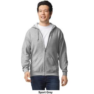 Mens Gildan(R) Heavy Blend(tm) Fleece Full Zip Hoodie Jacket alternate view