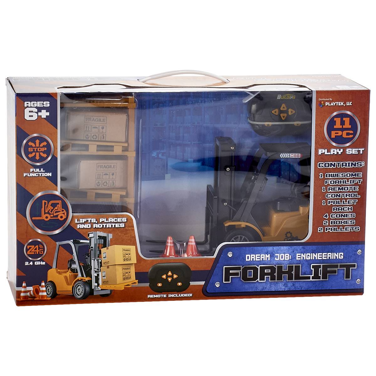Playtek Remote Control Forklift Set