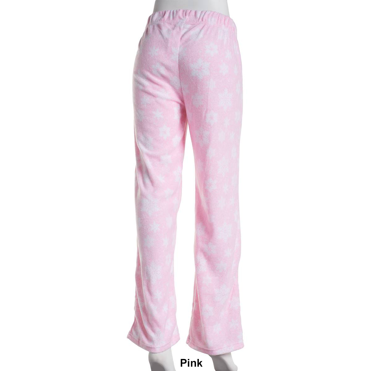 Womens Charmour Cozy Snowflake Micro Polar Pajama Pants