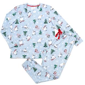 Mens OurFamJam Long Sleeve Polar Bear Jogger Pajama Set