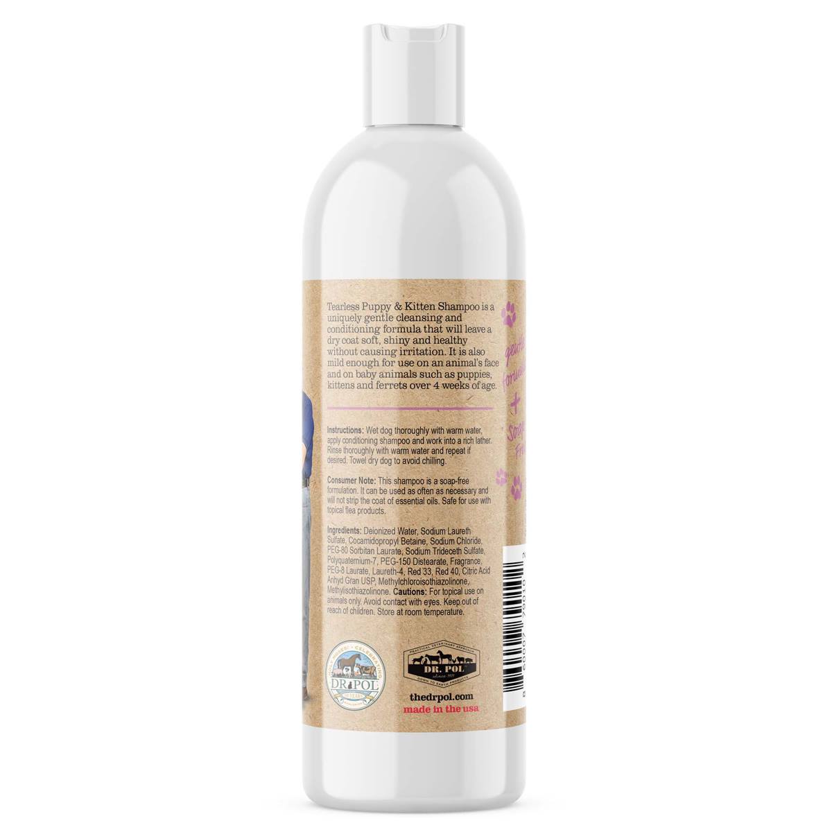 Dr. Pol Tearless Shampoo For Puppies And Kittens - 16 Oz.