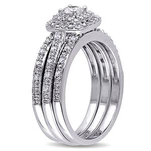 Loveblooms(tm) 1/2ctw. Diamonds Bridal Ring Set alternate view