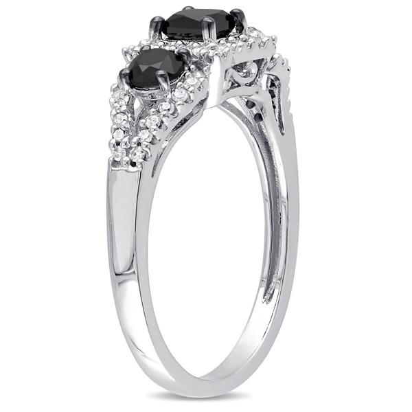 Diamond Classics(tm) 10kt. Gold 1ctw. Black & White Diamond Ring alternate view