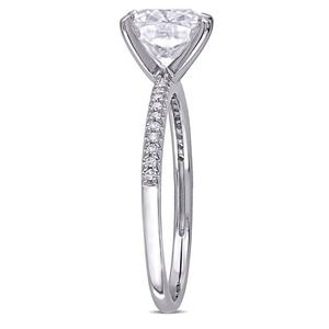 Diamond Classics(tm) Cushion Cut Prong Set Engagement Ring alternate view