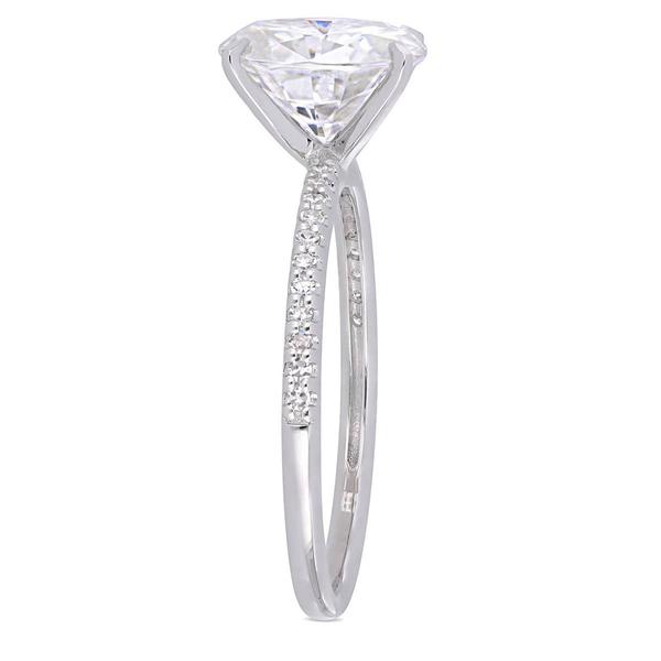 Diamond Classics(tm) 14kt. 1/10ctw. Moissanite Engagement Ring alternate view