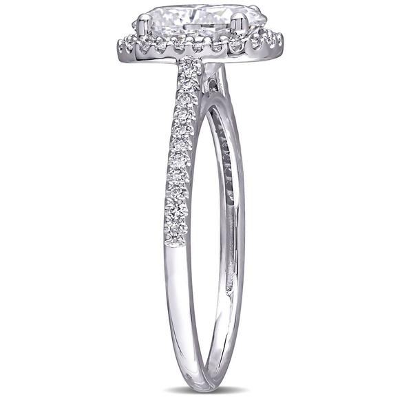 Diamond Classics(tm) 14kt. Oval Cut Double Halo Engagement Ring alternate view