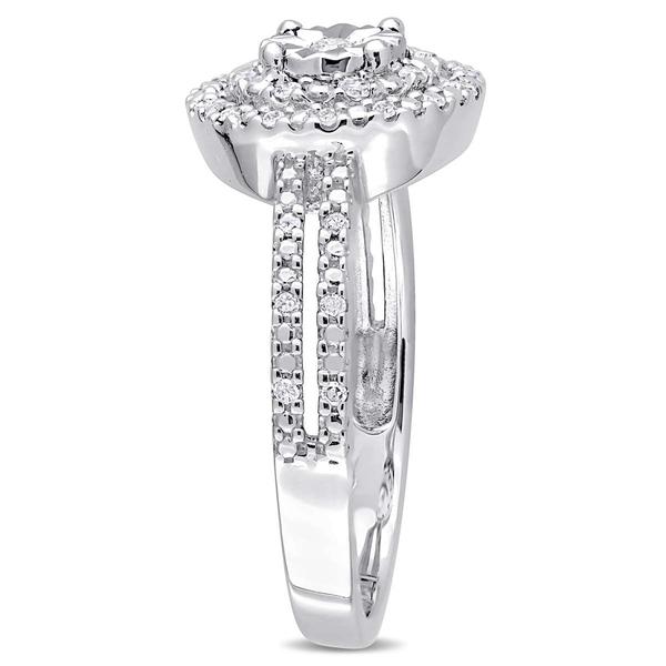 Diamond Classics(tm) Sterling Silver 1/5ctw. Diamond Ring alternate view