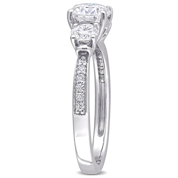 Diamond Classics(tm) 10kt. White Gold Moissanite Ring alternate view