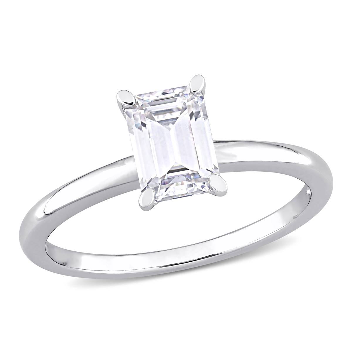 Gemstone Classics(tm) 1kt. Moissanite Solitaire Engagement Ring