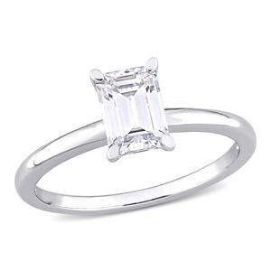 Gemstone Classics(tm) 1kt. Moissanite Solitaire Engagement Ring