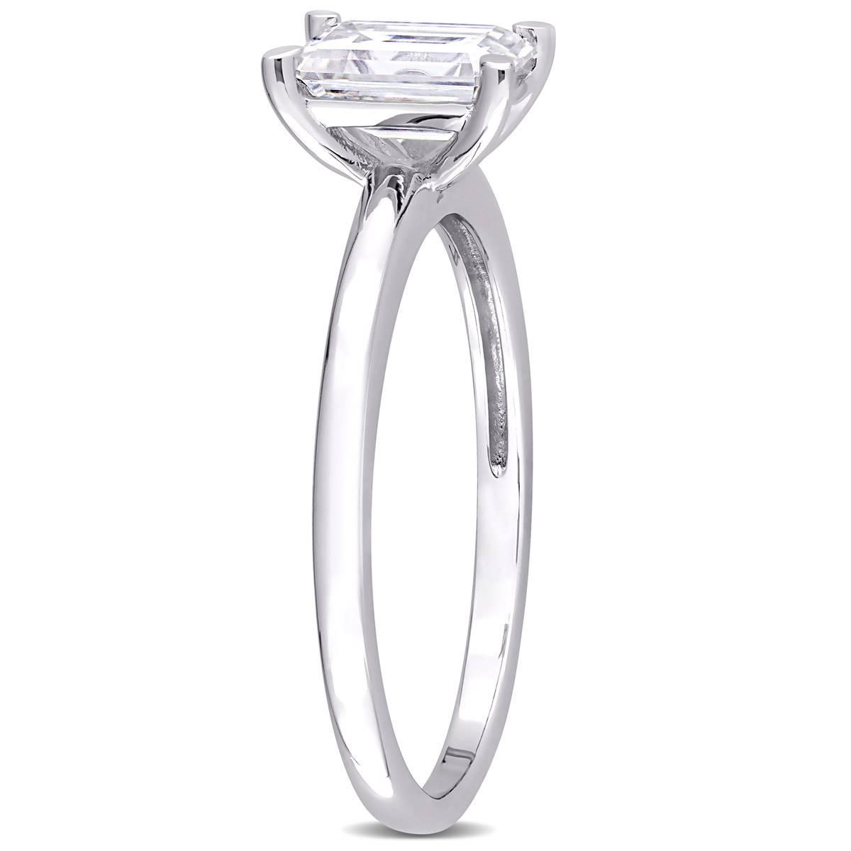 Gemstone Classics(tm) 1kt. Moissanite Solitaire Engagement Ring