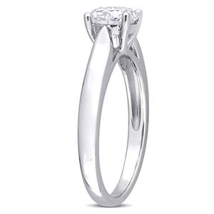 Gemstone Classics(tm) 1kt. Dew Moissanite Engagement Ring alternate view
