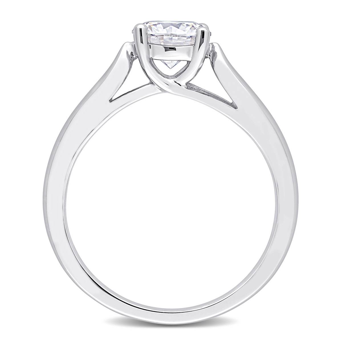 Gemstone Classics(tm) 1kt. Dew Moissanite Engagement Ring