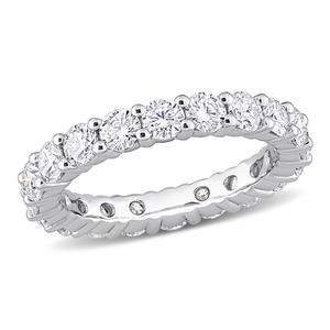 Gemstone Classics(tm) 2 1/2kt. Dew Moissanite Eternity Wedding Band