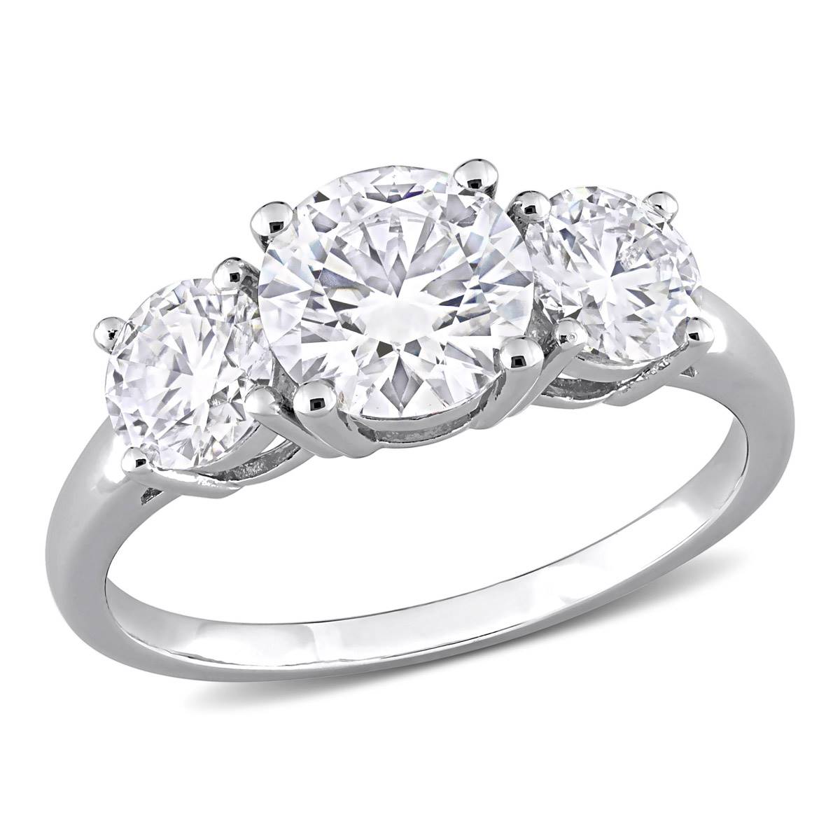 Gemstone Classics(tm) 2 1/4kt. Dew Moissanite Engagement Ring