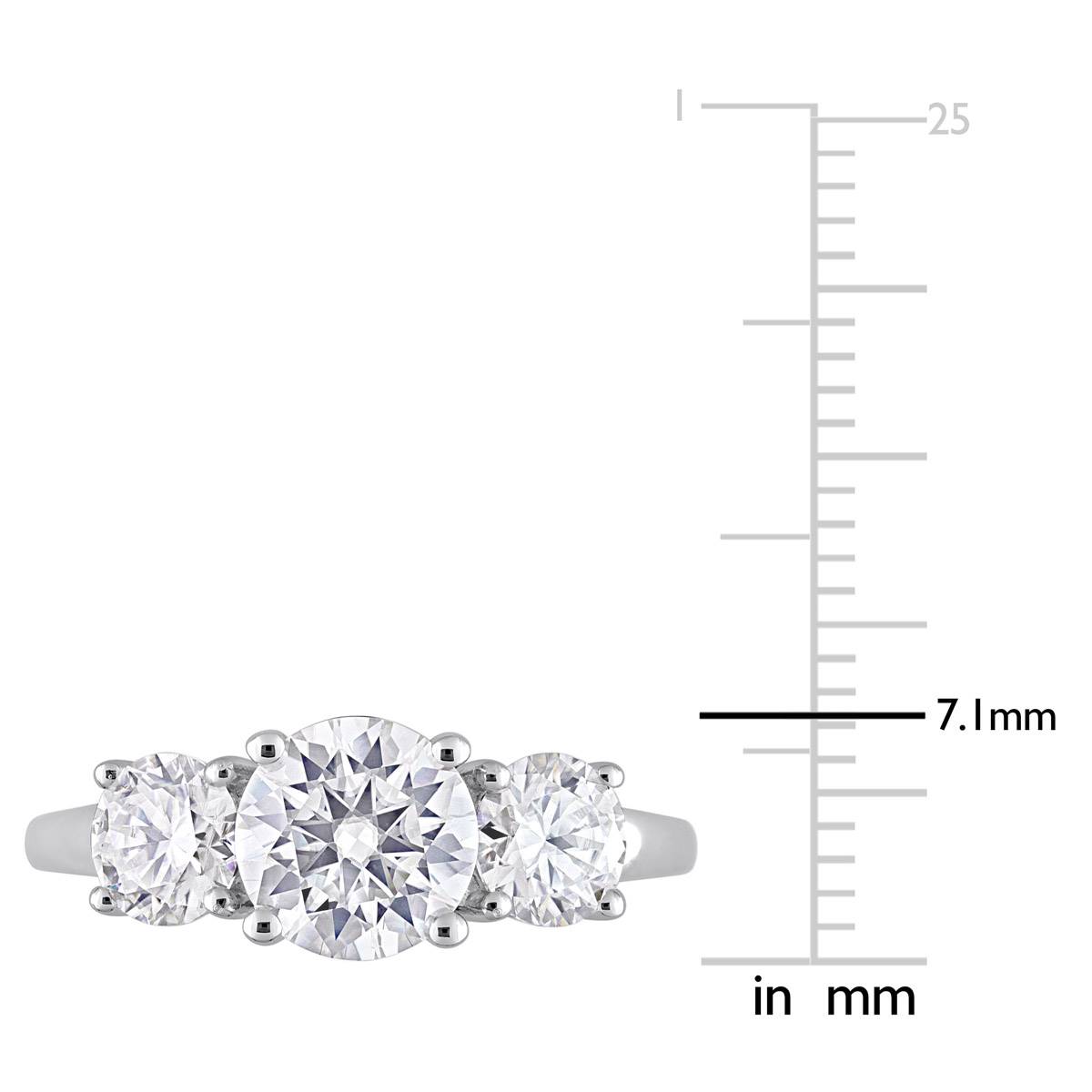 Gemstone Classics(tm) 2 1/4kt. Dew Moissanite Engagement Ring