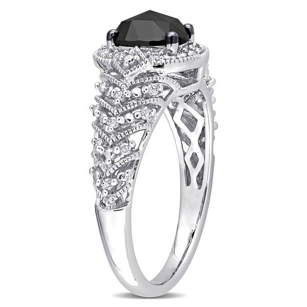 Radiant Rainbow(tm) White Gold 1ctw. Diamond Engagement Ring alternate view