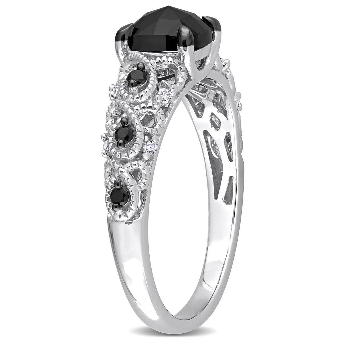 Radiant Rainbow(tm) Diamond Infinity Engagement Ring