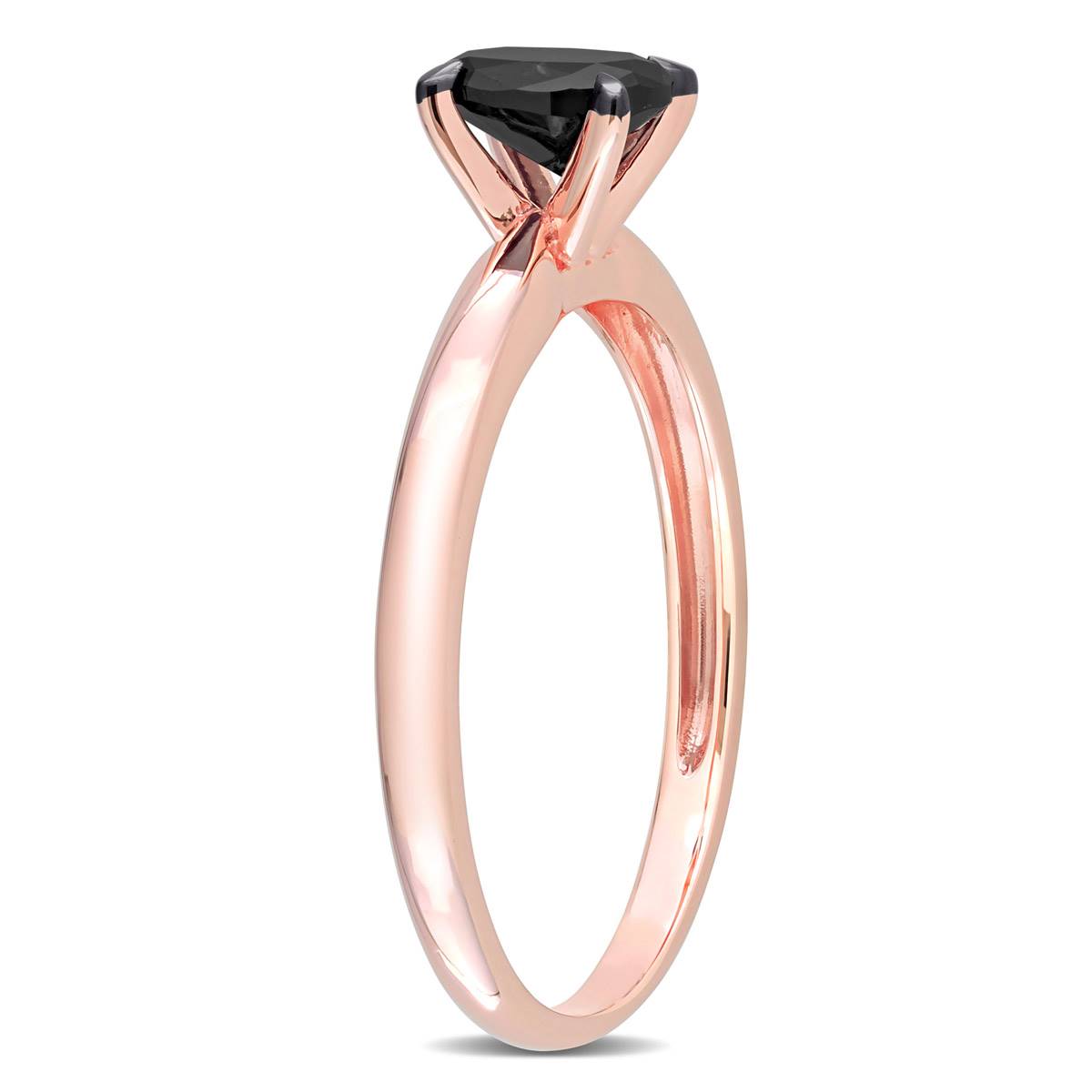 Radiant Rainbow(tm) Rose Gold 1/2ctw. Diamond Engagement Ring