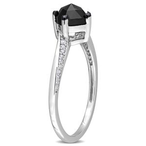 Radiant Rainbow(tm) 10kt. Gold 1ctw. Cushion Diamond Ring alternate view