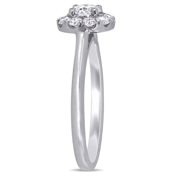 Gemstone Classics(tm) 14kt. Gold 3/4ctw. Lab Grown Diamond Halo Ring alternate view