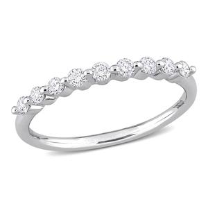 Gemstone Classics(tm) Platinum Plated 1/3ctw. Lab Grown Diamond Ring