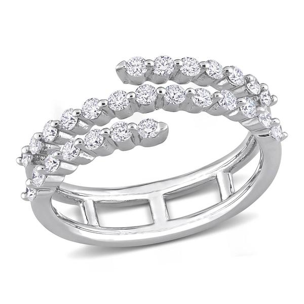 Gemstone Classics(tm) Platinum Plated 5/8ctw. Lab Grown Diamond Ring