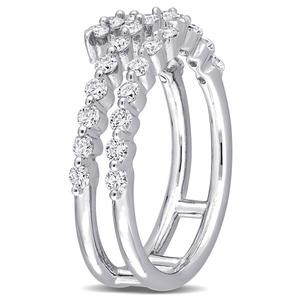 Gemstone Classics(tm) Platinum Plated 5/8ctw. Lab Grown Diamond Ring alternate view